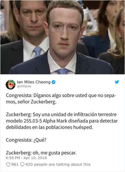 Memes de Zuckerberg, el caso Facebook se llena de imágenes graciosas. 2