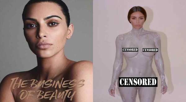 Kim Kardashian se desnuda en instagram