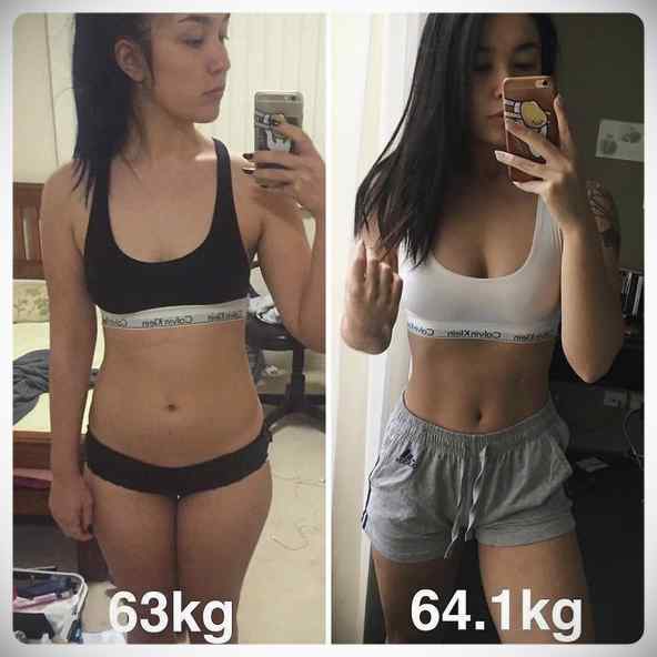 No siempre perder kilos es sinónimo de estar mas delgada, atento a estas fotos... 14