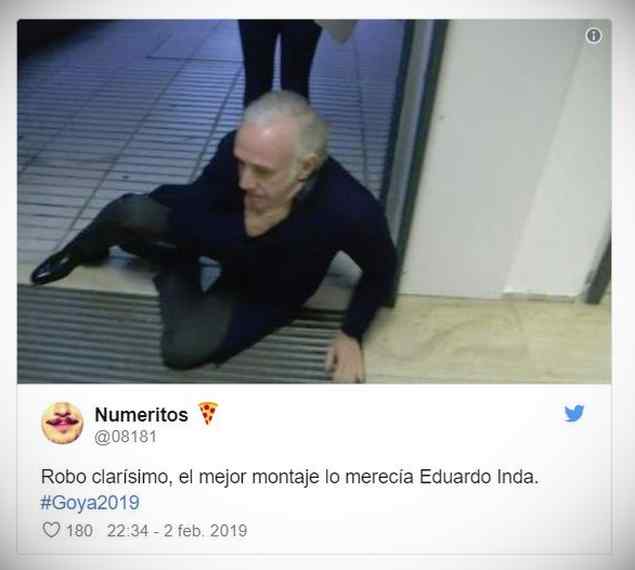 Memes de los Goya 2019, los 10 mejores. 10