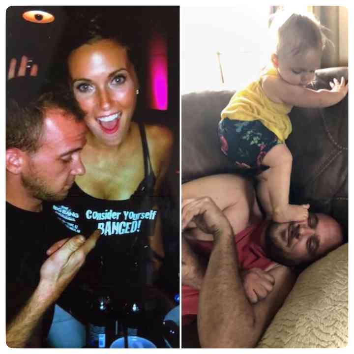 21 Fotos con el antes y el después de ser padres. 9