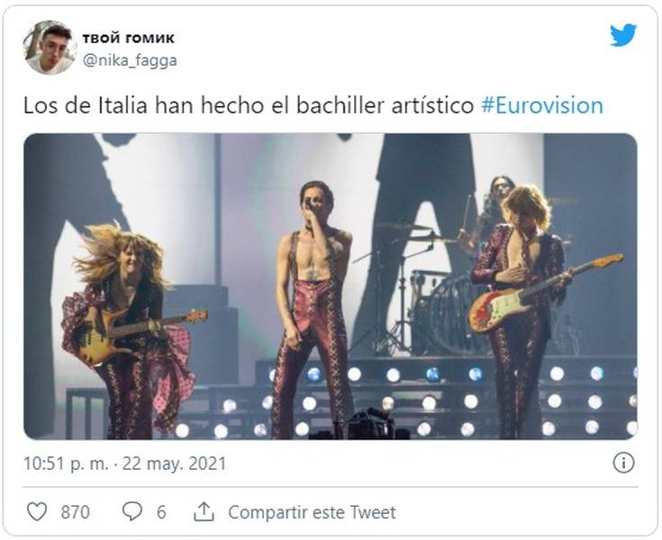 Los 21 mejores memes de Eurovisión 2021 7